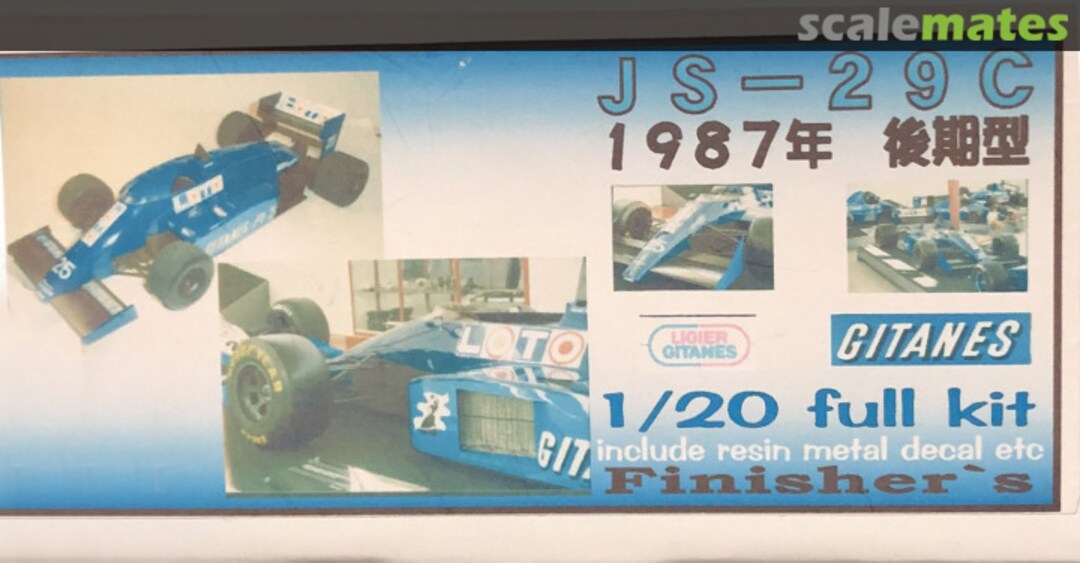 Boxart Ligier JS29-C Late Version Finisher's & Auto Modeli G.T Boxart Ligier JS29-C Late Version Finisher's & Auto Modeli G.T