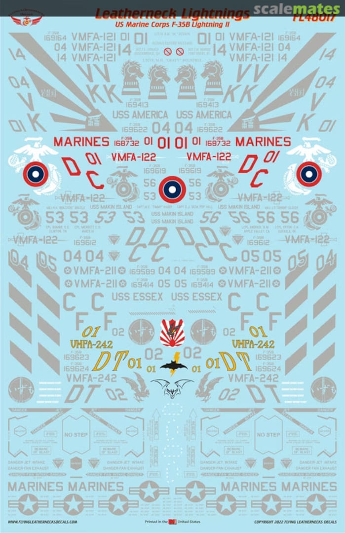 Contents F-35B Leatherneck Lightnings FL48017 Flying Leathernecks Contents F-35B Leatherneck Lightnings FL48017 Flying Leathernecks