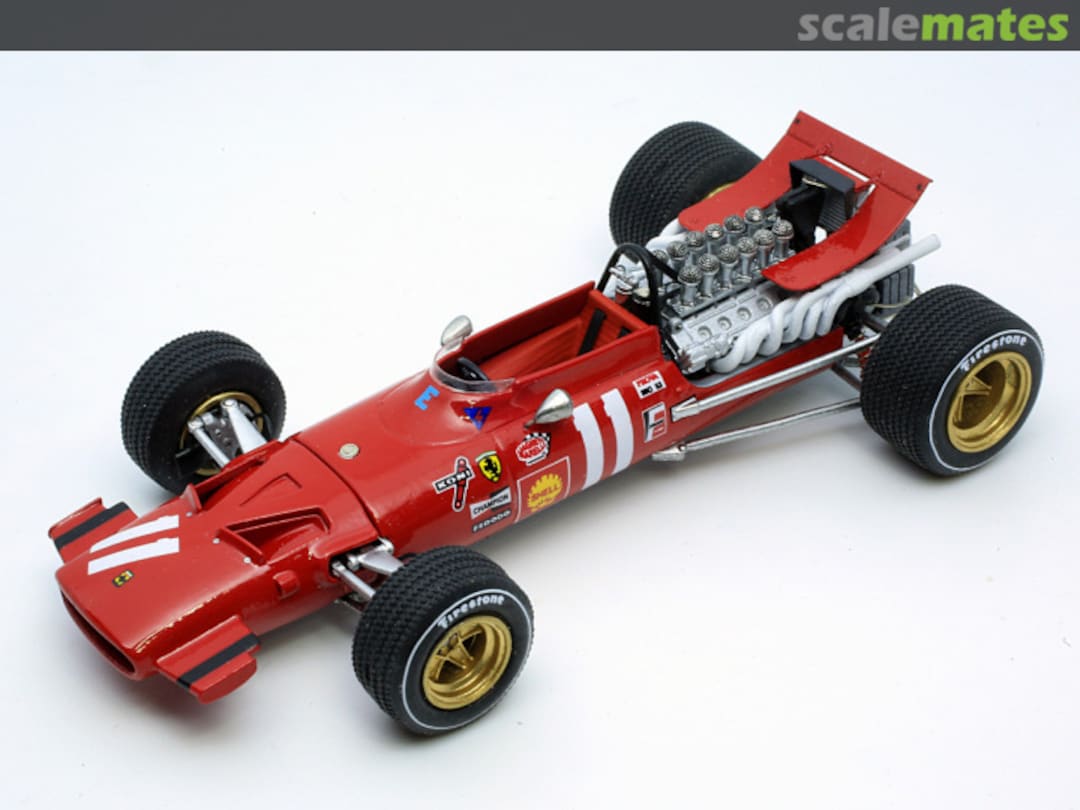 Boxart Ferrari 312 F1 sponsored by Shell #11 SLK135 Tameo Kits Boxart Ferrari 312 F1 sponsored by Shell #11 SLK135 Tameo Kits