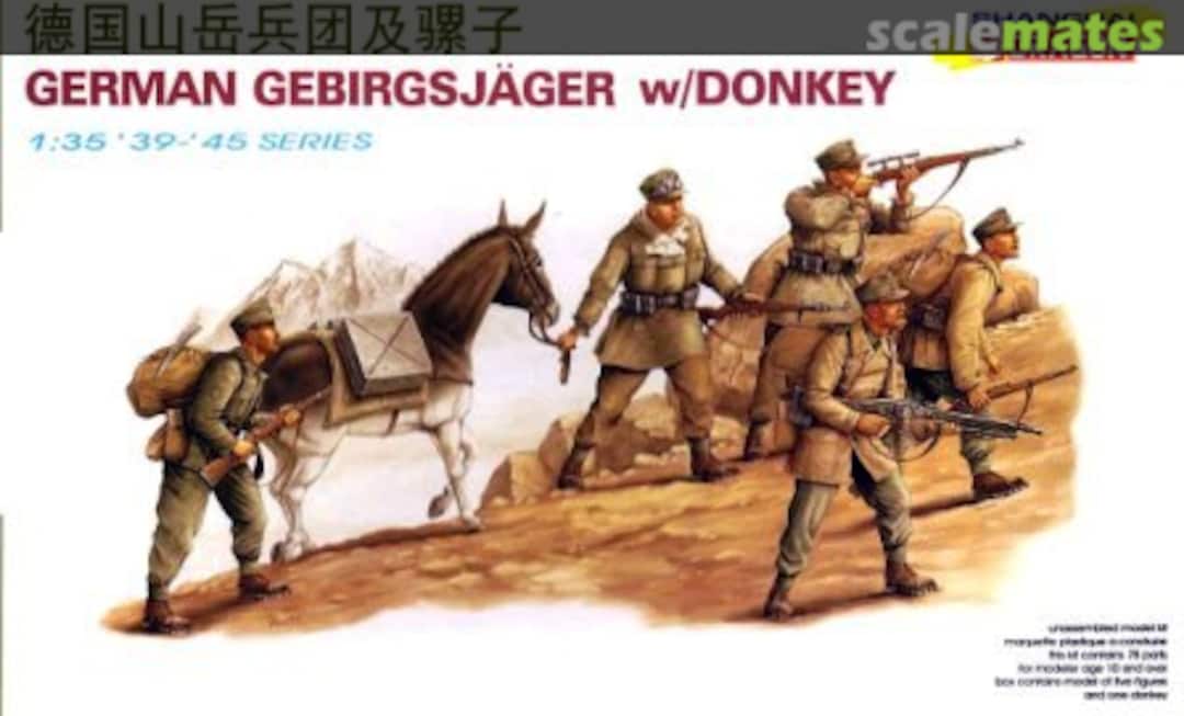Boxart Gebirgsjäger w/Donkey 6078 Shanghai Dragon Boxart Gebirgsjäger w/Donkey 6078 Shanghai Dragon