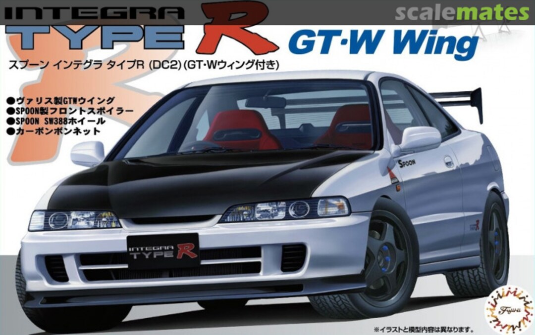 Boxart Spoon Integra Type R (DC2) (w/GT W Wing) 04818 Fujimi