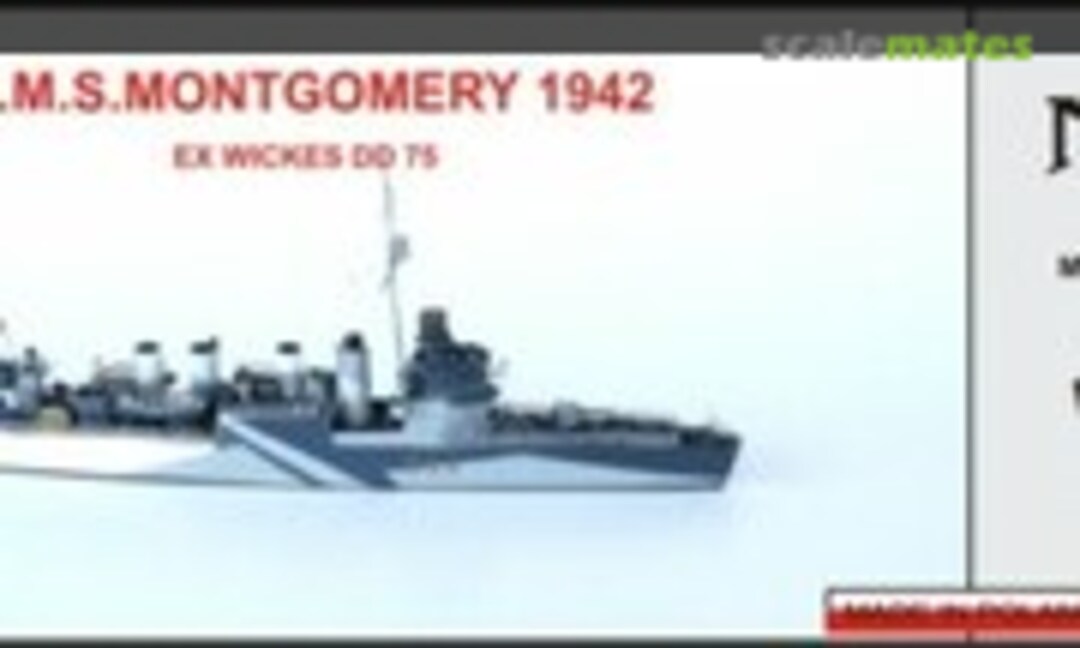 1:700 H.M.S. Montgomery 1942 (Niko Model 7040)