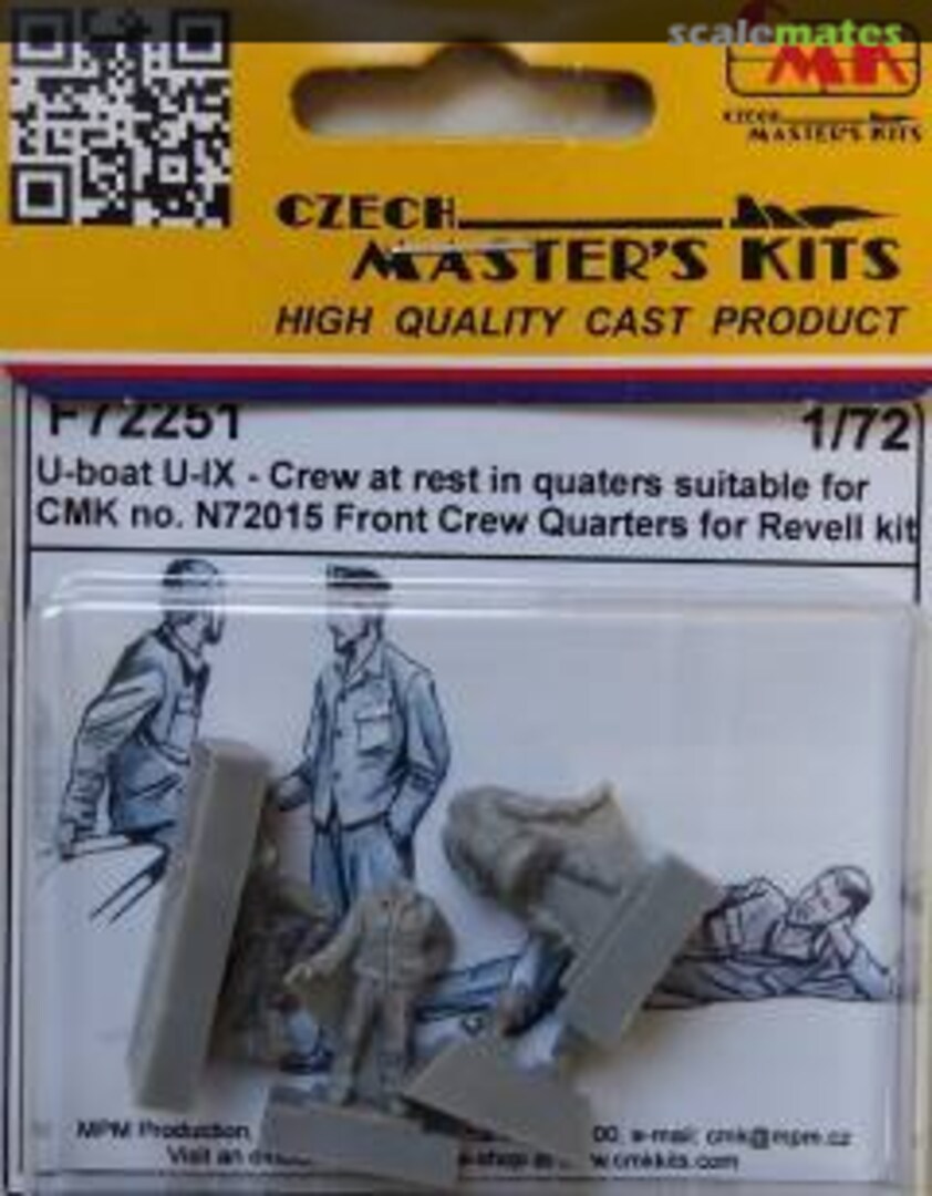 Boxart U-IXC Crews Having Rest F72251 CMK Boxart U-IXC Crews Having Rest F72251 CMK