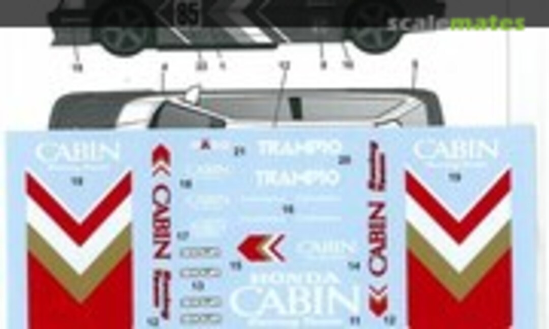 1:24 Civic Cabin 1989 #24 #25 Macau Guia Race (Tabu Design 24074) 24074