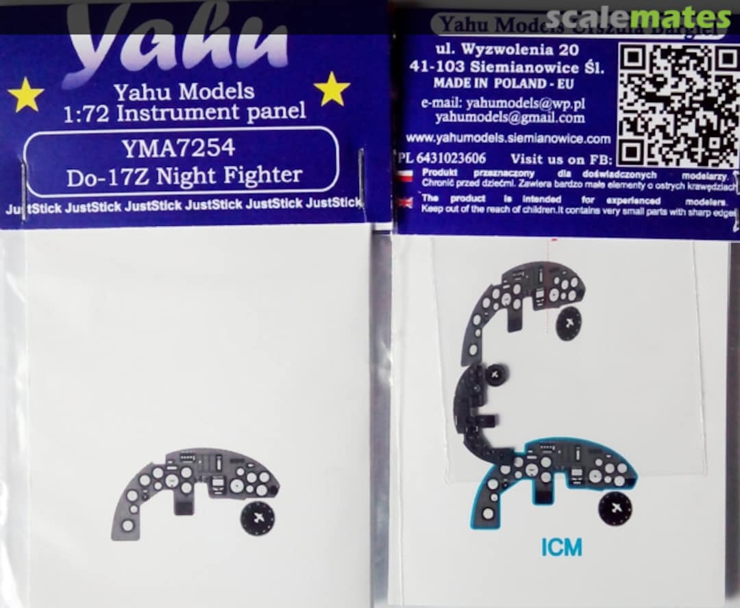 Boxart Dornier Do-17Z Night Fighter YMA7254 Yahu Models Boxart Dornier Do-17Z Night Fighter YMA7254 Yahu Models