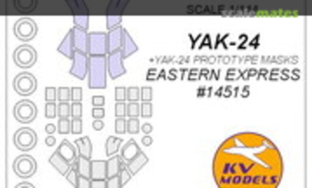 1:144 Yak-24 +masks for prototype version (KV Models 14515) 14515