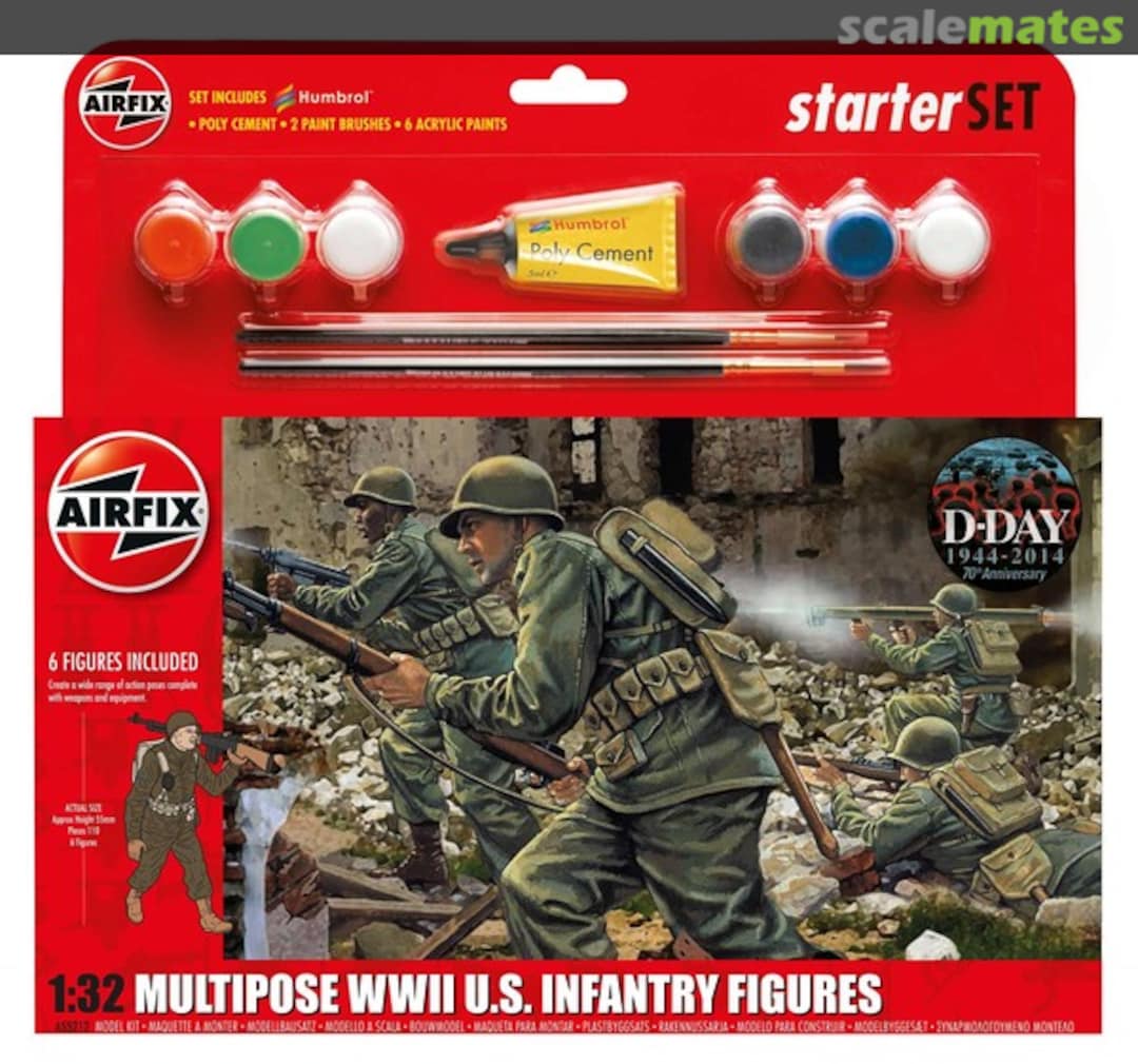Boxart Multipose WWII U.S. Infantry Figures A55212 Airfix Boxart Multipose WWII U.S. Infantry Figures A55212 Airfix