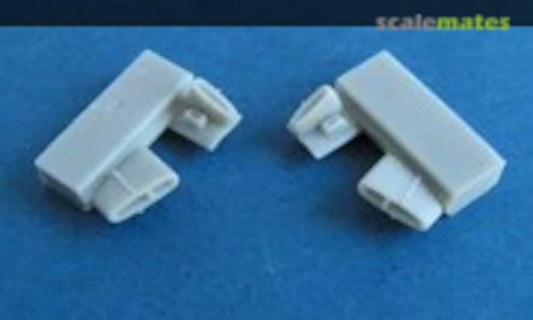 1:48 Meteor F.8 spent cartridge case chutes for Airfix (Pavla Models U48067)