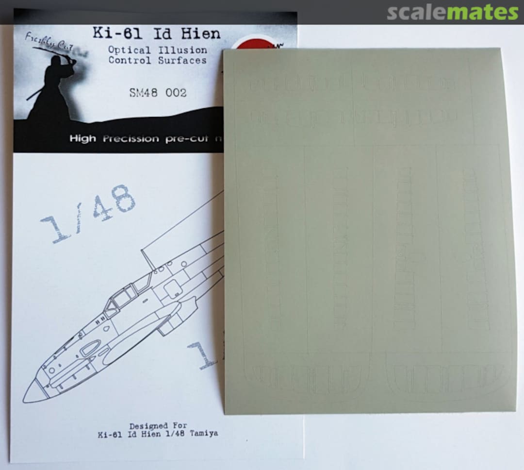 Boxart Kawasaki Ki-61-Id Hien Control Surfaces Optical Illusion Mask SM48002 DEAD Design Models Boxart Kawasaki Ki-61-Id Hien Control Surfaces Optical Illusion Mask SM48002 DEAD Design Models