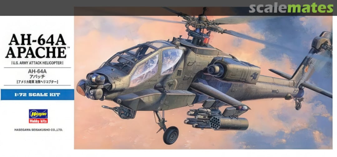 Boxart AH-64A Apache 00436 Hasegawa Boxart AH-64A Apache 00436 Hasegawa