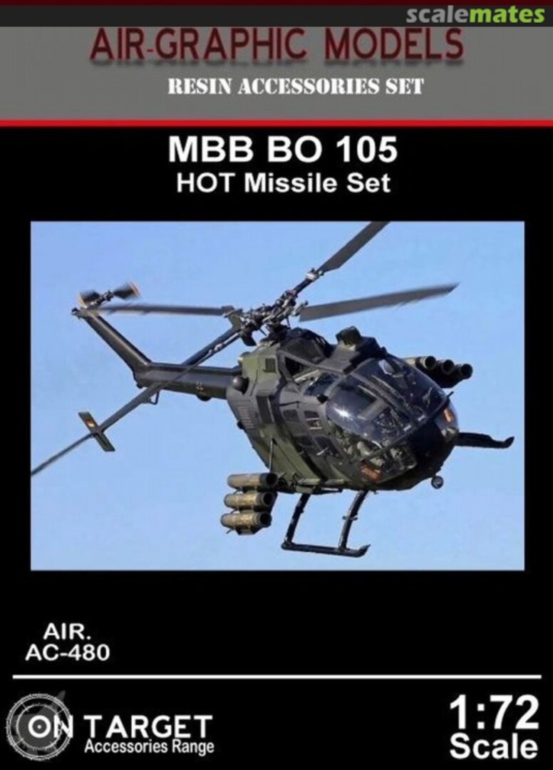 Boxart MBB BO-105 Hot Missile Pack AC-480 Air-Graphics Models Boxart MBB BO-105 Hot Missile Pack AC-480 Air-Graphics Models