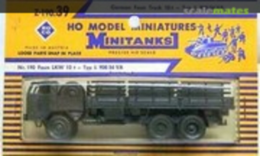 1:87 Faun Truck 10t - Type L908/54 VA (Roco Minitanks Z-190.39) Z-190.39