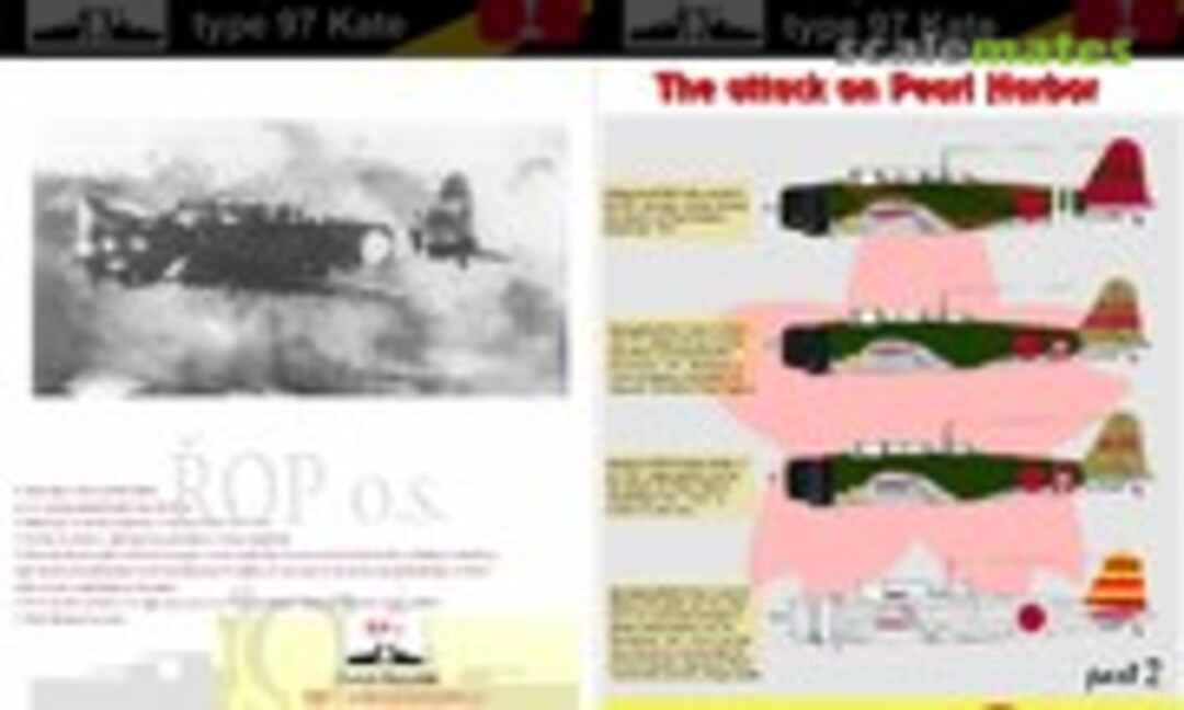 1:72 NAKAJIMA B5N2 TYPE 97 KATE - THE ATTACK ON PEARL HARBOR (ROP o.s. MNFDL72055) MNFDL72055