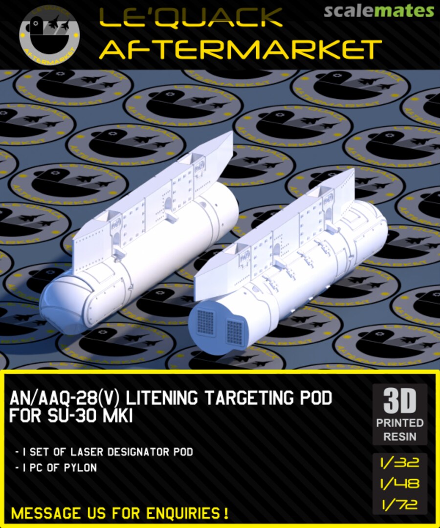 Boxart Litening Pod for SU-30MKI Le'Quack Aftermarket Boxart Litening Pod for SU-30MKI Le'Quack Aftermarket