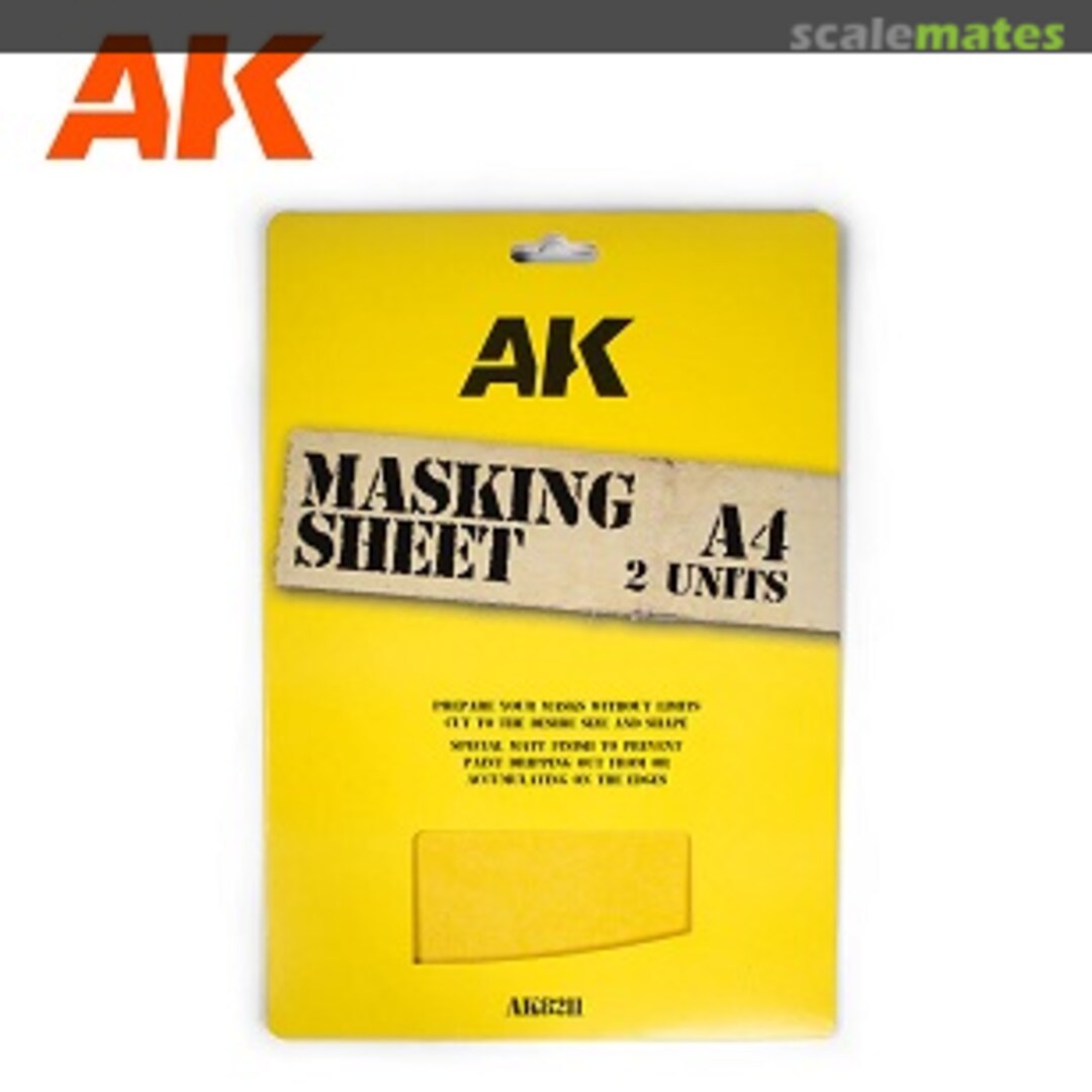 Boxart MASKING SHEET A4 X 2 UNITS AK8211 AK Interactive Boxart MASKING SHEET A4 X 2 UNITS AK8211 AK Interactive