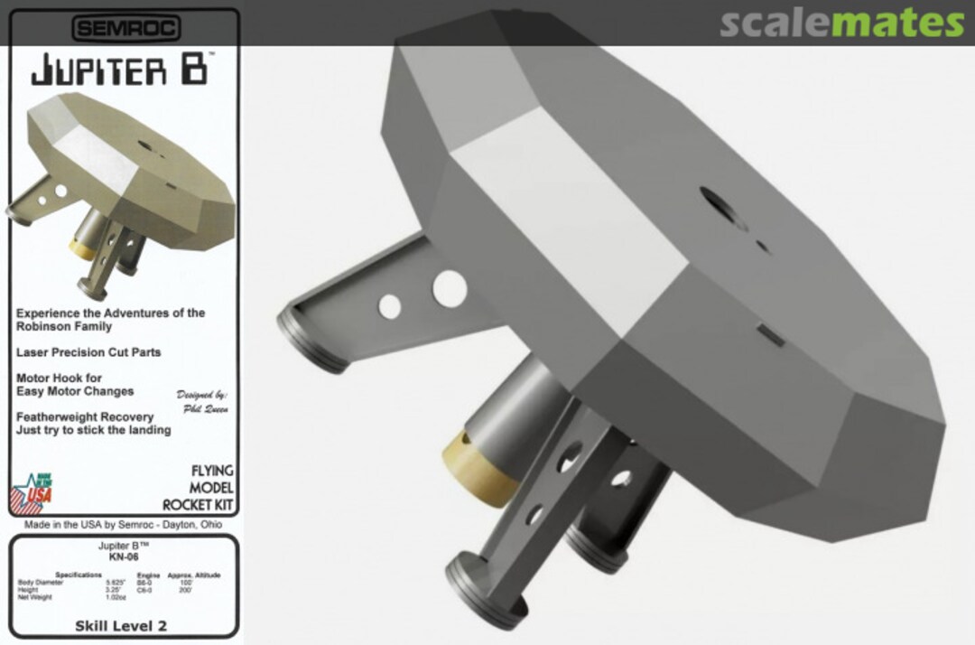 Boxart Jupiter B SEM-KN-06 Semroc Boxart Jupiter B SEM-KN-06 Semroc