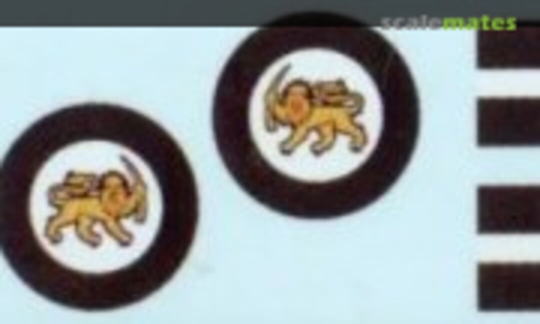 1:72 Rhodesian Air Force National Markings Set C (Viper Decal Products MAF72009C) MAF72009C