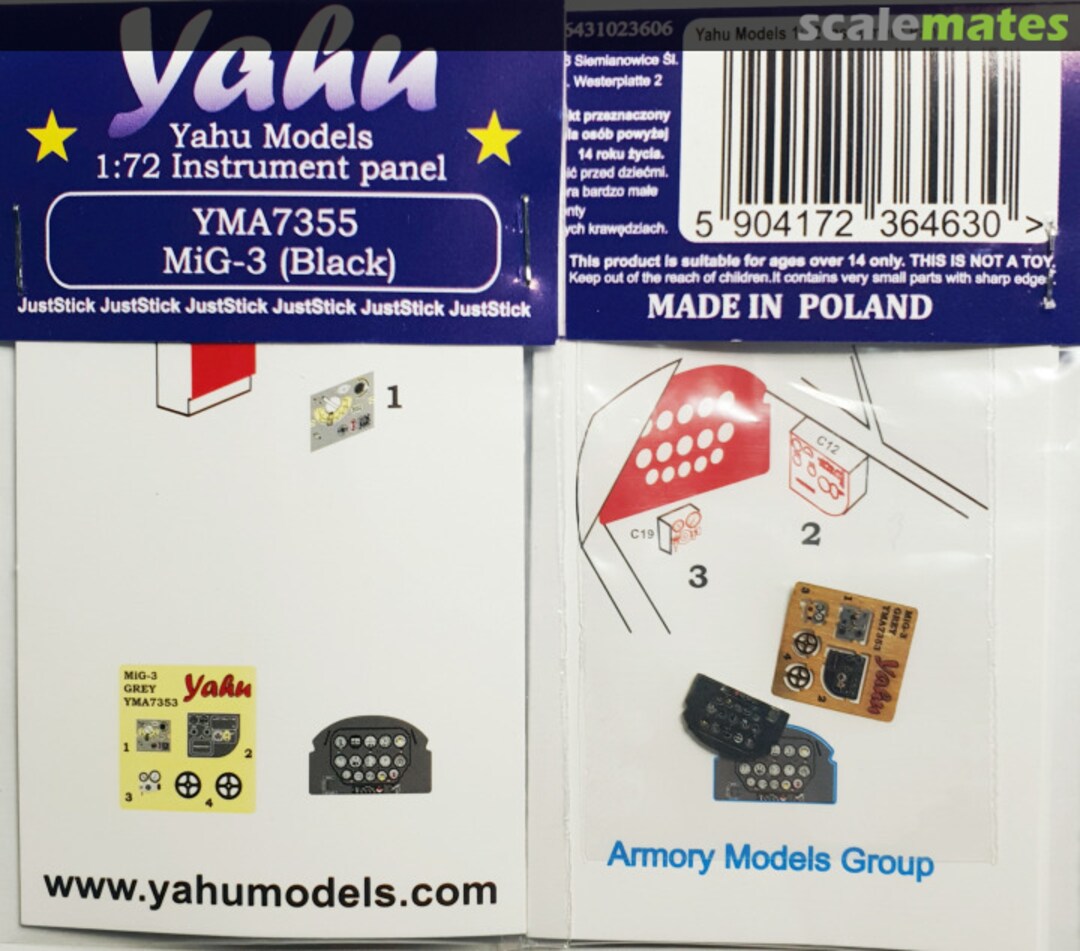 Boxart MiG-3 (Black) YMA7355 Yahu Models Boxart MiG-3 (Black) YMA7355 Yahu Models