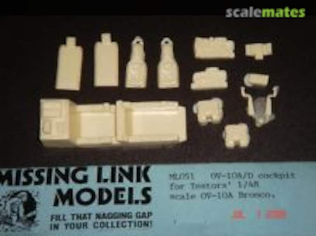 Boxart OV-10A/D bronco cockpit ML051 Missing Link Models Boxart OV-10A/D bronco cockpit ML051 Missing Link Models