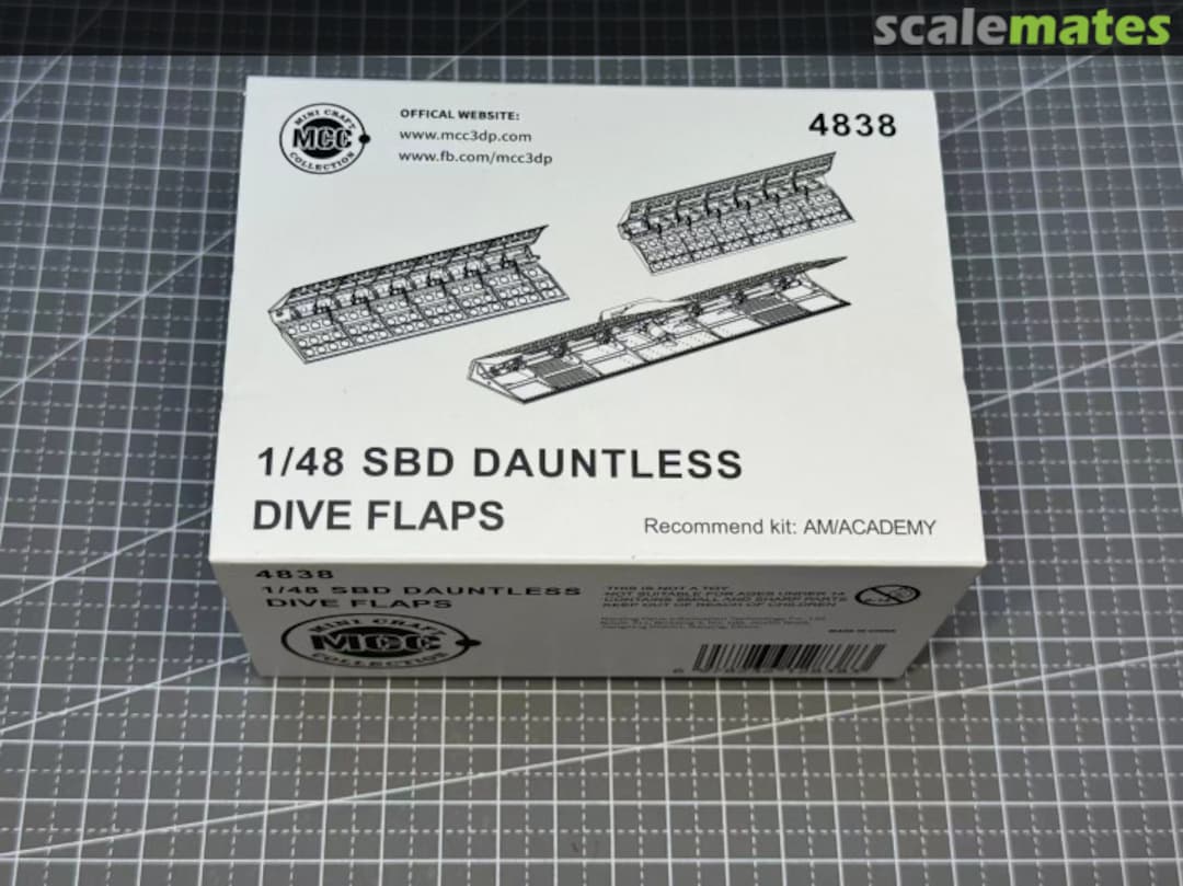 Boxart Douglas SBD Dauntless dive flaps MCC4838 MINI CRAFT collection