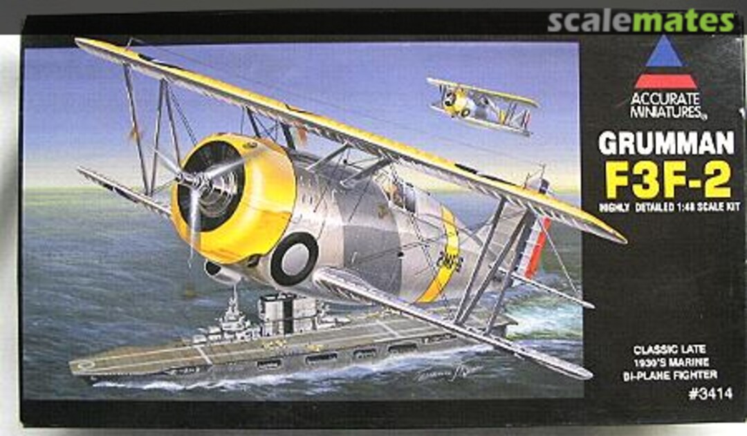 Boxart Grumman F3F-2 3414 Accurate Miniatures Boxart Grumman F3F-2 3414 Accurate Miniatures