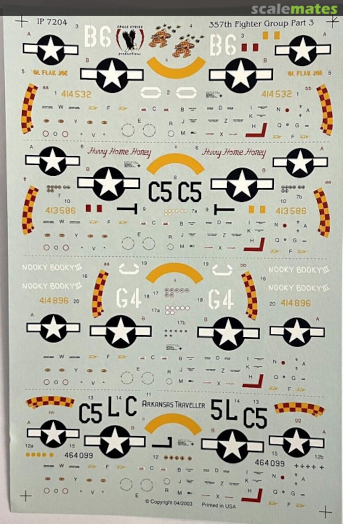 Boxart 357th Fighter Group in Profile IP7204 Eagle Strike Productions Boxart 357th Fighter Group in Profile IP7204 Eagle Strike Productions