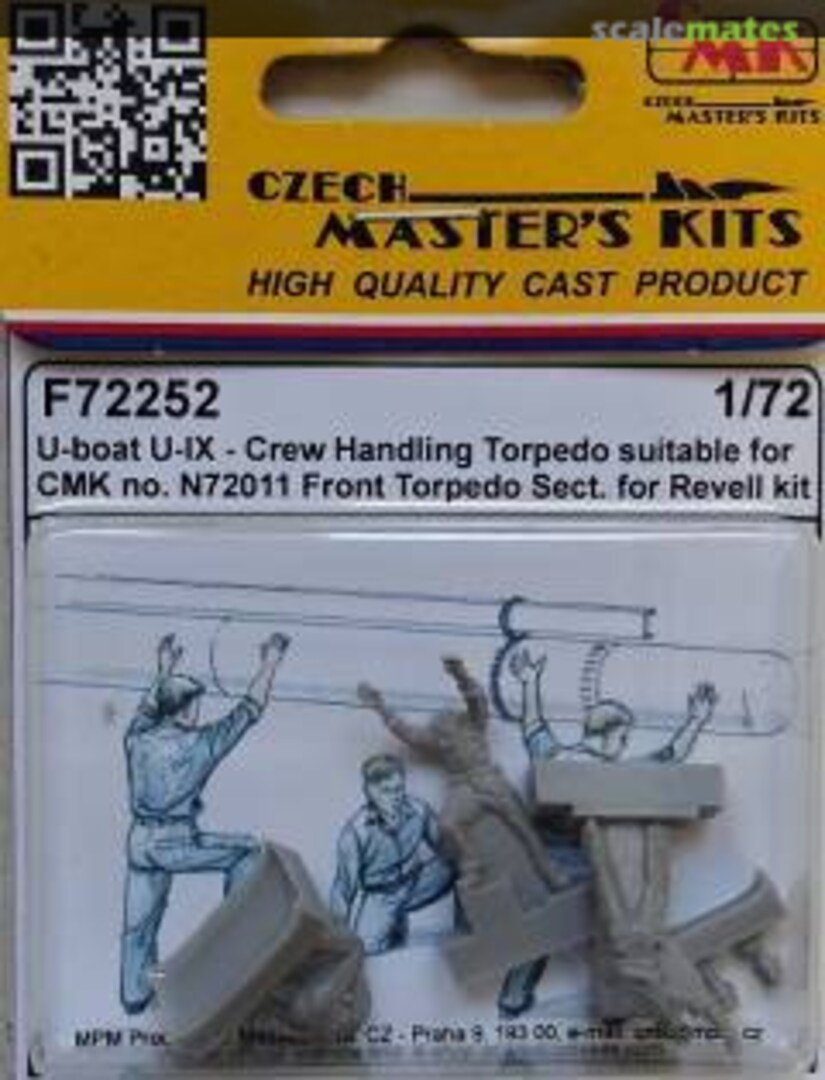 Boxart U-IXC Crews Handling Torpedo F72252 CMK Boxart U-IXC Crews Handling Torpedo F72252 CMK