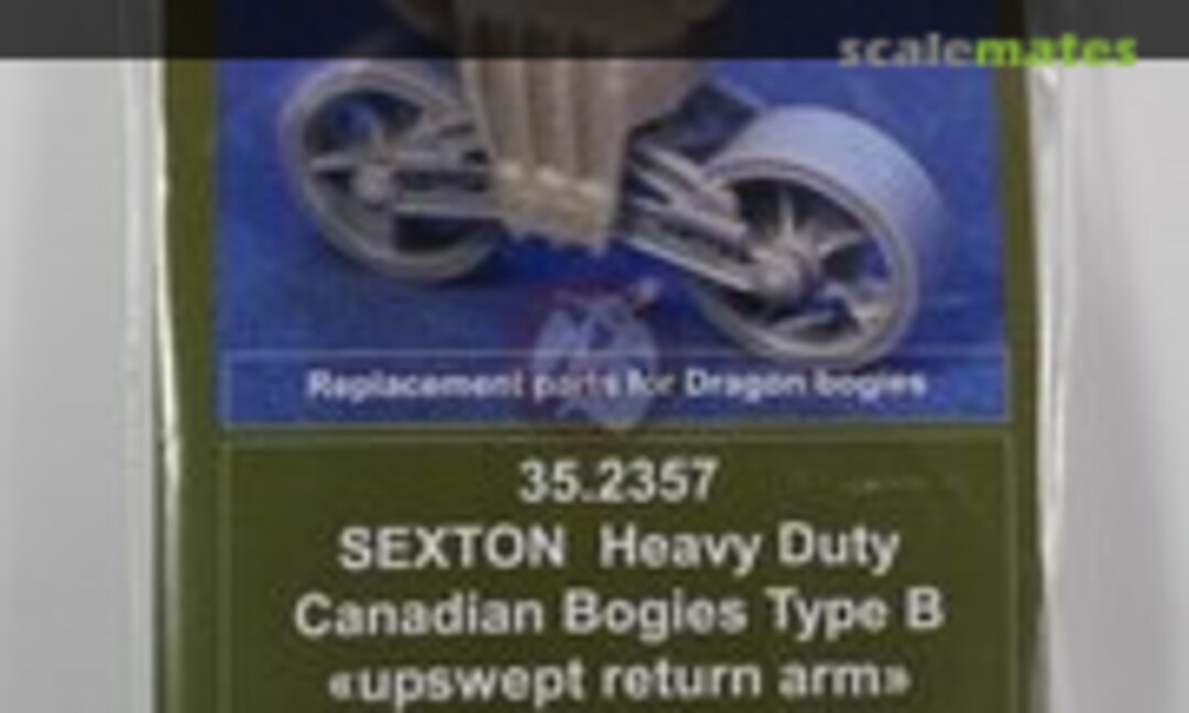 1:35 Heavy Suspension Canadian Bogies (type B) for Dragon Sexton Upswept Return Arms (Resicast 35.2357) 35.2357