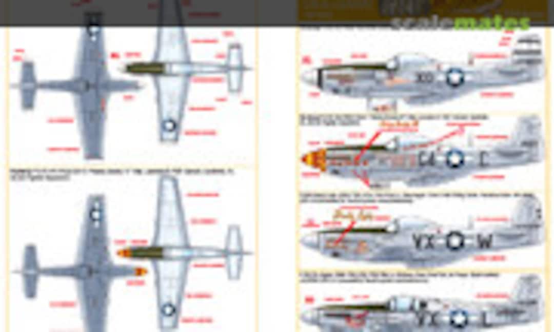 1:144 P-51D/P-51K/F-6C/F-6D Mustang (Kits-World KW144050) KW144050