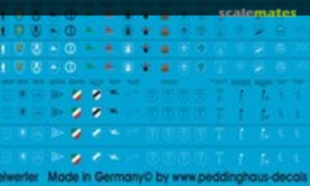 1:35 Nebelwerfer Batterien (Peddinghaus-Decals EP 2497) EP 2497