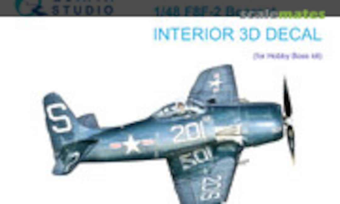 1:48 F8F-2 Bearcat interior 3D decals (Quinta Studio QD48384) QD48384