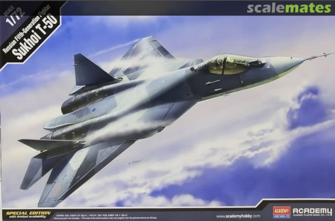Boxart Sukhoi T-50 12433 Academy Boxart Sukhoi T-50 12433 Academy