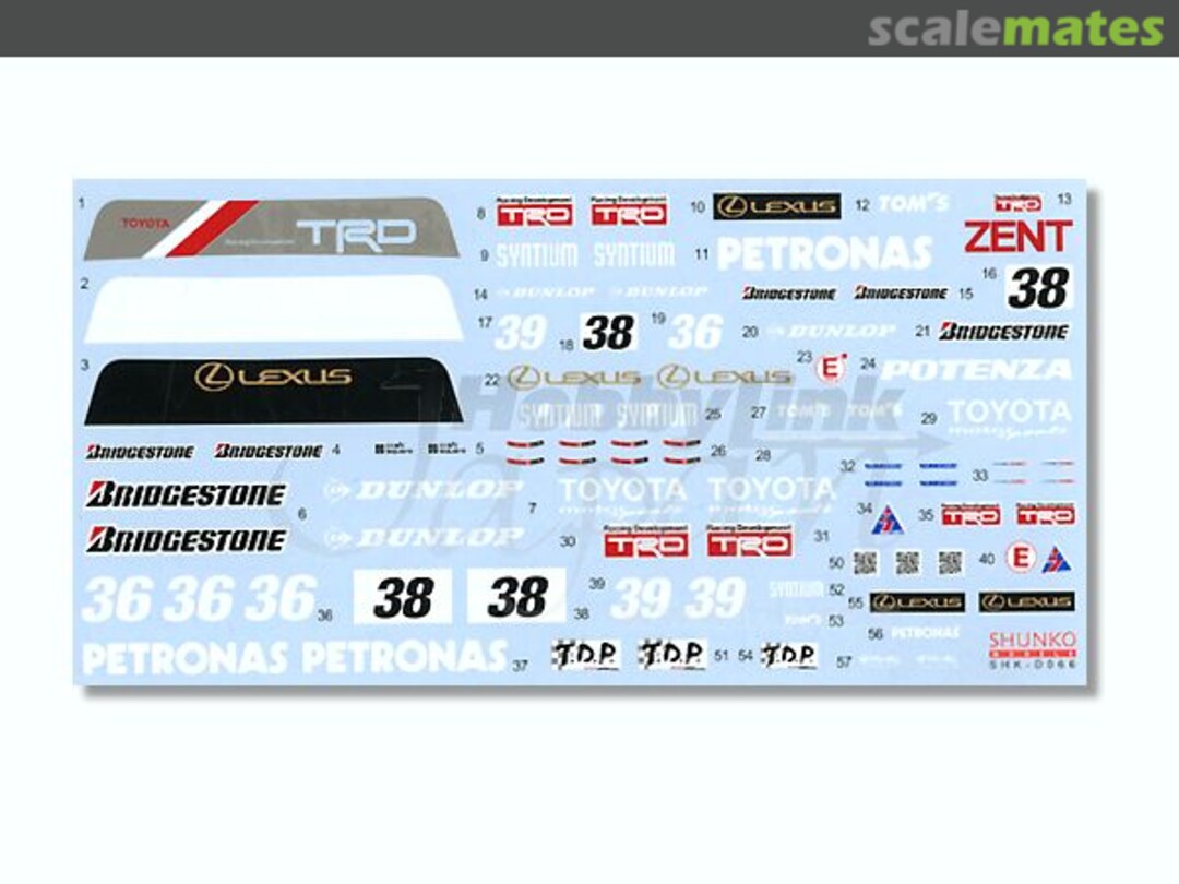 Boxart Lexus SC Test Car SHK-D066 Shunko Models Boxart Lexus SC Test Car SHK-D066 Shunko Models