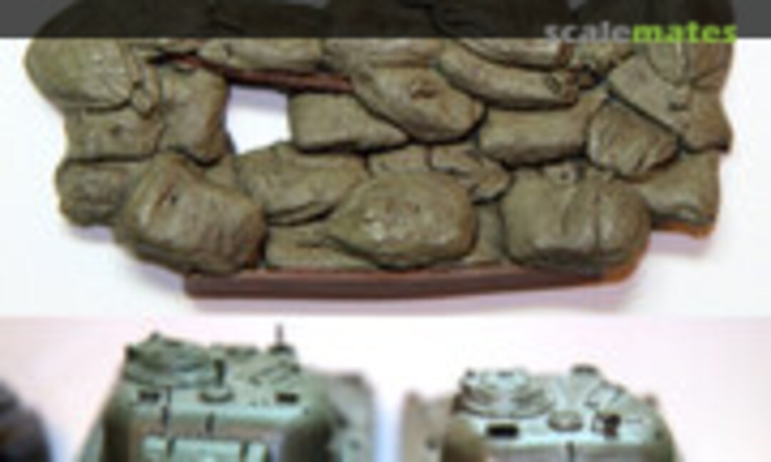 1:35 Sandbag Fronts for M4A3 Sherman (2pcs) - Tamiya - (Value Gear SB001) SB001