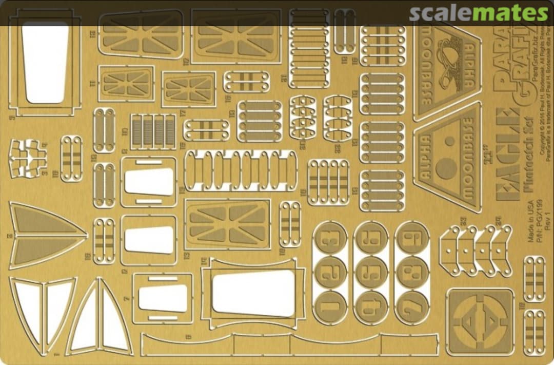 Boxart 22" Eagle Photoetch Set PGX199 ParaGrafix Modeling Systems Boxart 22" Eagle Photoetch Set PGX199 ParaGrafix Modeling Systems