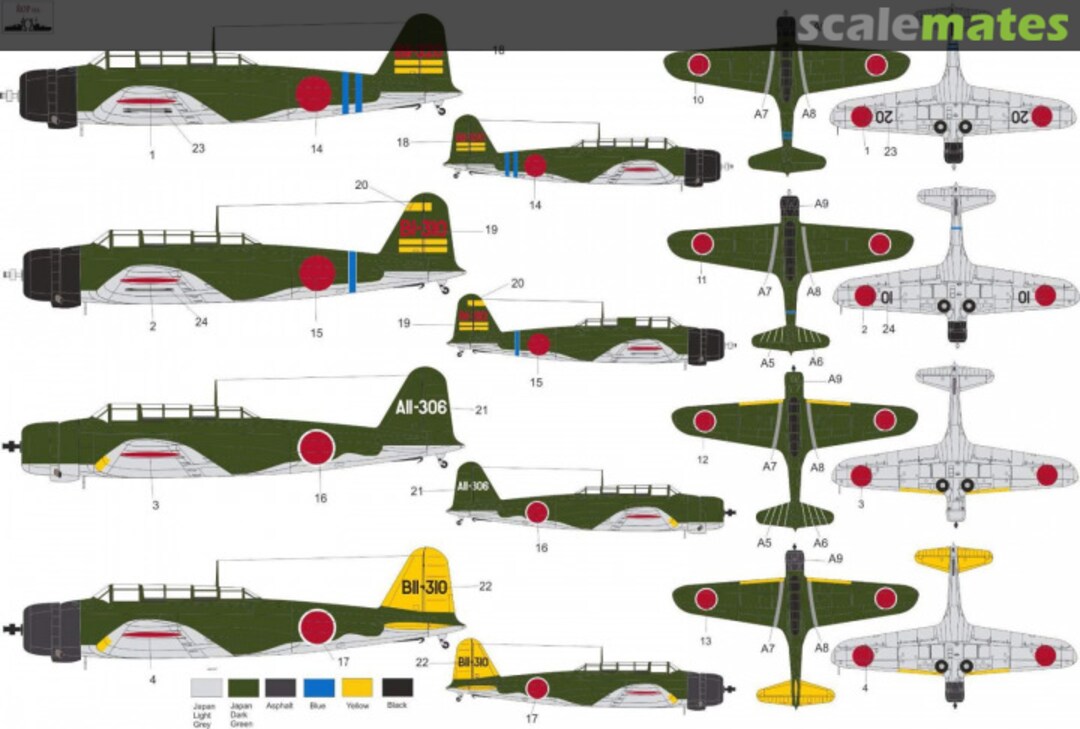 Contents Nakajima B5N2 Type 97 Kate MNFDL48053 ROP o.s. Contents Nakajima B5N2 Type 97 Kate MNFDL48053 ROP o.s.