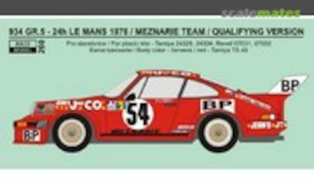 1:24 Porsche 934 Group 5 Meznaire Team #54 (REJI Model 260) 260