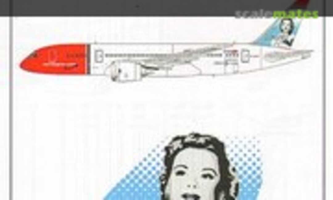 1:200 NORWEGIAN Boeing 787 EI-LNA 'SONJA HENIE' (Lima November Decals LN200-01) LN200-01