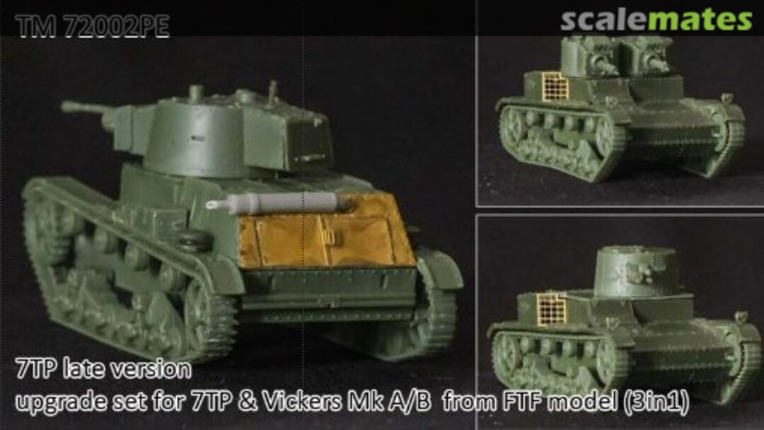 Boxart 7TP late version TM 72002PE Tank Models Boxart 7TP late version TM 72002PE Tank Models