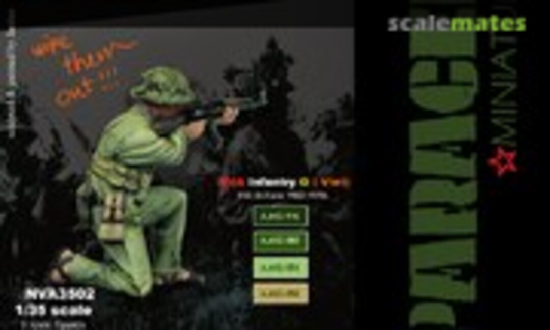 1:35 NVA Infantry G ( VIET) (Paracel Miniatures NVA3502) NVA3502