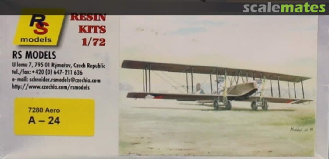 Boxart Aero A-24 7280 RS Models