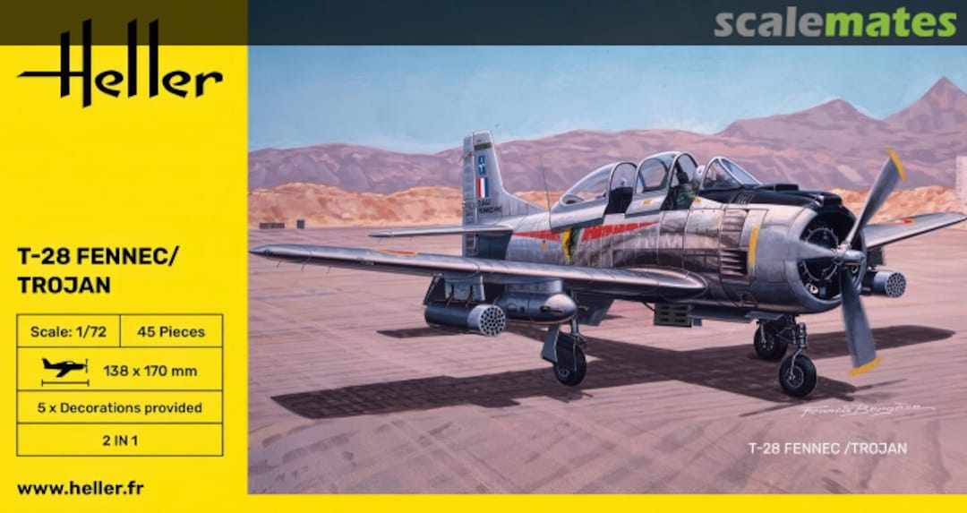 Boxart T-28 Fennec/Trojan 80279 Heller Boxart T-28 Fennec/Trojan 80279 Heller