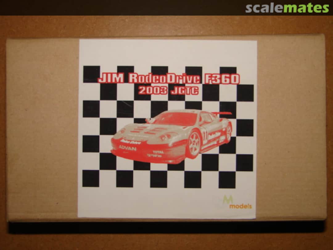 Boxart Ferrari F360 Modena JGTC MK24002 CGM Models Boxart Ferrari F360 Modena JGTC MK24002 CGM Models