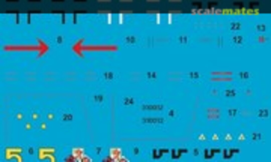 1:48 He 162 A-2 "Gelbe 5" der 3. Staffel des JG 1, nach dem Krieg Franz. Beutemaschine (Peddinghaus-Decals EP 2965) EP 2965