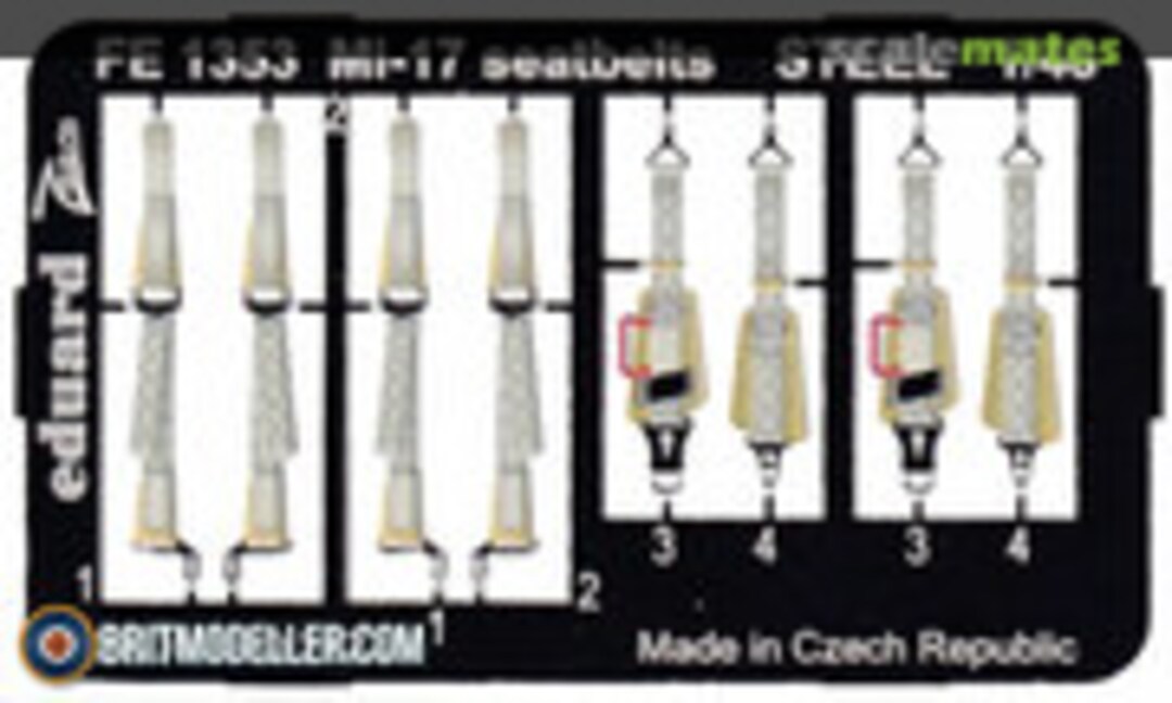 1:48 Mi-17 seatbelts (Eduard FE1353) FE1353