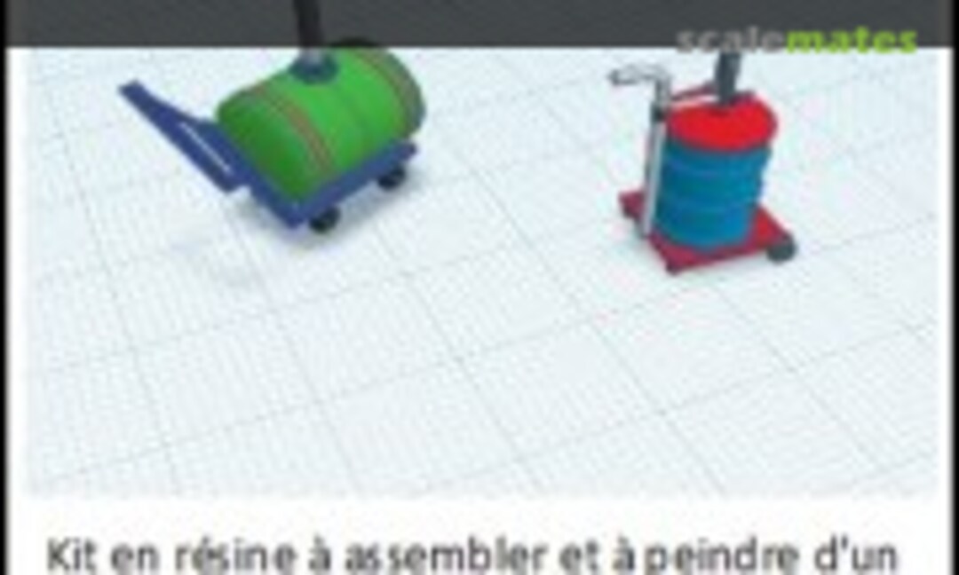 1:72 Bidon récupérateur de fluide et Graisseur Armée de l'Air (VMD25_3D 72-515) 72-515