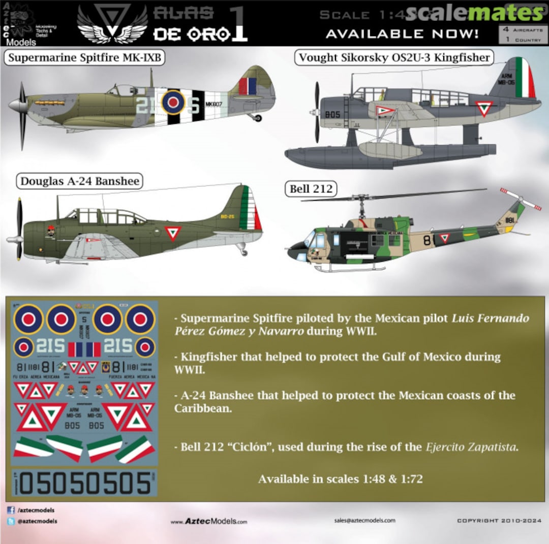 Boxart Alas De Oro 1 48-106 Aztec Models Boxart Alas De Oro 1 48-106 Aztec Models