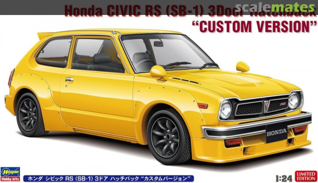 Boxart Honda Civic RS (SB-1) 3Door Hatchback "Custom Version" 20715 Hasegawa Boxart Honda Civic RS (SB-1) 3Door Hatchback "Custom Version" 20715 Hasegawa