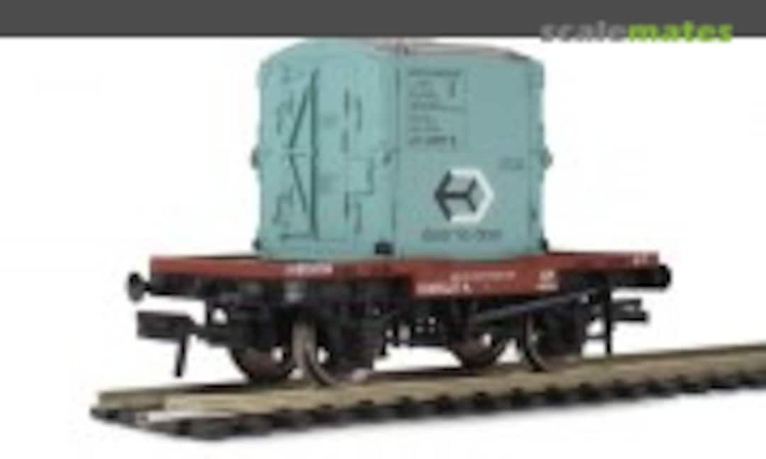 BR Conflat A with AF Container (Bachmann Branchline 37-978A)