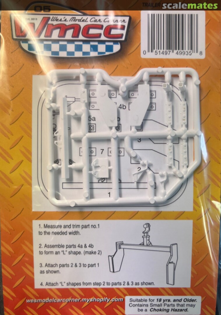 Boxart Trailer Hitch TH001 Wes's Model Car Corner